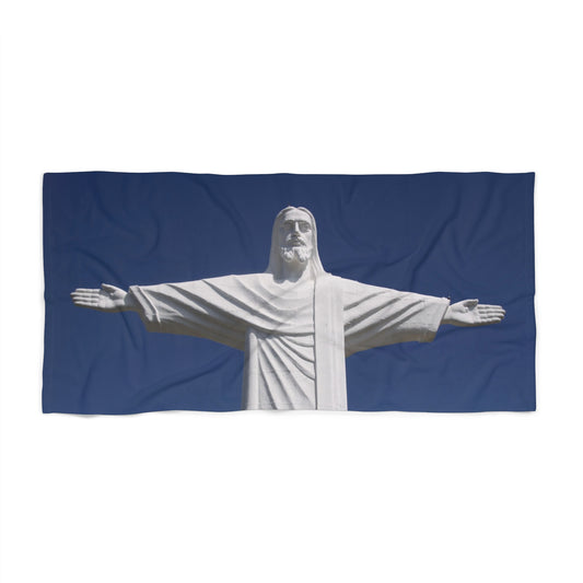 Jesus Beach Towel